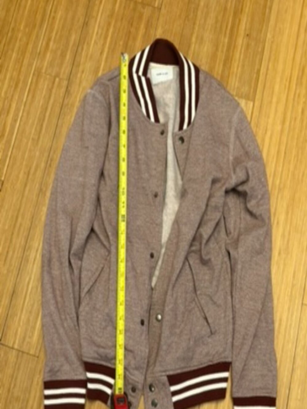 Red baseball jacket - Picture 2 of 3